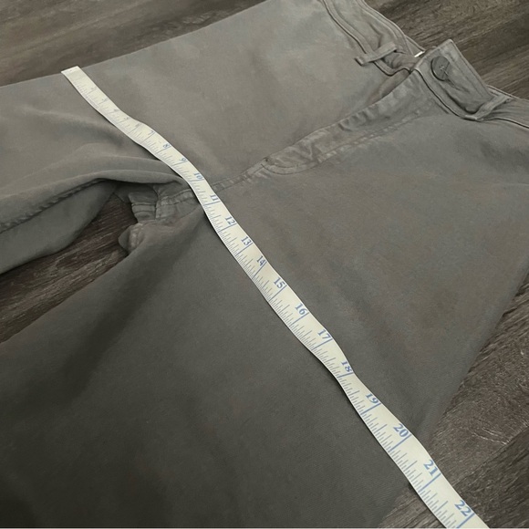 Zara Marine Straight High Rise jeans Charcoal Denim Pants (8) - Picture 5 of 9